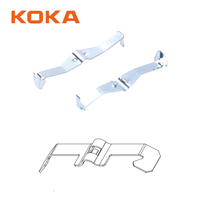 Clip de retenue pour panier en fil d'acier inoxydable, clip de fixation pour panier de câbles, vente en gros
