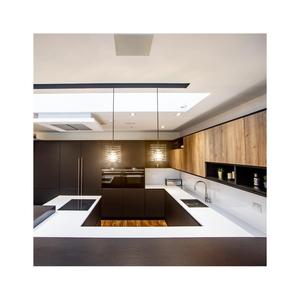 Allure Manufacture Puerta de laca de alto brillo Armario integral <span class=keywords><strong>simple</strong></span> Cocina de lujo moderna Gabinete listo para montar Cocina completa - Product Image 3