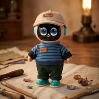 Robot Educativo Interactivo con IA, Juguete de Peluche para Edades de 10 a 14 Años y Mayores de 14 Años, Funciona con Batería