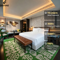 Ensemble de meubles de chambre d'hôtel sur mesure pour projets commerciaux clés en main, mobilier d'hôtel moderne de luxe, ensembles de meubles en bois durables et écologiques