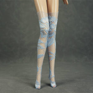 Nuovo Arrivo: Calze Elasticizzate in Pizzo da 30 cm per <span class=keywords><strong>Bambole</strong></span> BB, Scala 1/6, per Vestire <span class=keywords><strong>Bambole</strong></span> in Miniatura Fai-da-Te, Ottima Lavorazione Artigianale - Product Image 6