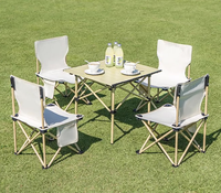 Ensemble table et chaises pliantes OEM portables pour pique-nique en extérieur, camping, salle de sport ou salon - Accessoires de mobilier pliables