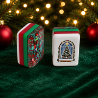 Jeu de Mahjong Américain en Acrylique Écologique avec 160 Tuiles pour des Jeux Sociaux Festifs et des Cadeaux NOUVEAUTÉ 2026