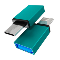 Adaptor USB C OTG Pria Ke Wanita, Adaptor Konektor Usb Ke Tipe-c Usb A 3.0
