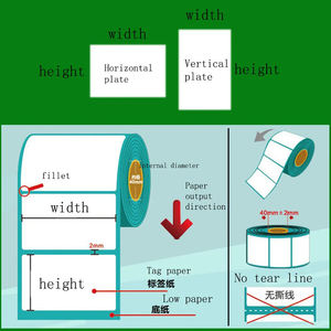 Boîte d'impression d'étiquettes auto-adhésives imperméables personnalisées en usine emballage de <span class=keywords><strong>bobine</strong></span> d'autocollant d'étiquettes de transport d'avertissement fragile - Product Image 6