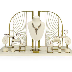 Vente chaude De Luxe Nouveau Style Bijoux Présentoir Ensemble Fenêtre Affichage Props Premium Bijoux Affichage Accessoires - Product Image 3