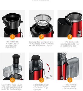 Extracteur de Jus Automatique et Mélangeur Centrifuge pour Fruits – Appareil Électroménager pour Smoothies - Product Image 3
