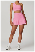 Jupe-Short de Yoga Taille Haute Respirante pour la Course et le Fitness en Tissu Extensible Idéale pour les Activités Sportives Féminines
