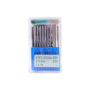 Aguja para máquina de coser de puntada cubierta UY128, 3 agujas, 5 hilos, para equipos de procesamiento de prendas de vestir - Product Image 4