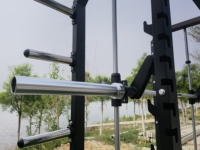 Équipement de musculation pour la gym : Machine à squats à levier, Cage de puissance multifonctionnelle, Demi-rack à squats