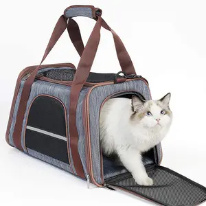 Borsa a tracolla per trasportino per cani e gatti borsa per alimenti da viaggio per animali domestici borsa per cani da viaggio forniture per animali prodotti per animali domestici