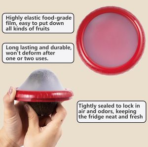 Boîte de conservation anti-oxydation en silicone pour fruits et légumes, support pour avocat, récipients de conservation réutilisables pour réfrigérateur, garde au frais, pas cher - Product Image 5