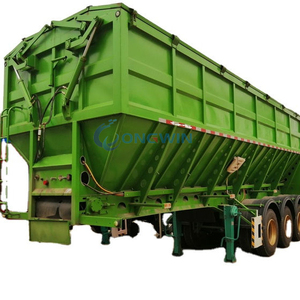 Trailer Dump Semi Otomatis LONGWIN dengan Konveyor <span class=keywords><strong>Belt</strong></span> dan Sistem Pelepasan Otomatis - Product Image 1
