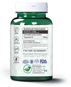 Capsules de gelée molle à l'huile de menthe poivrée, complément alimentaire pour le soutien digestif, confort intestinal, marque privée OEM - Product Image 2