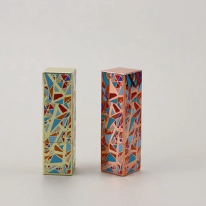 Nouveauté : Tubes à lèvres vides en or rose, gravure 3D, magnétiques, dorés, pour le maquillage - Product Image 3