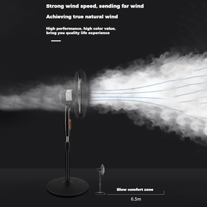 Peralatan rumah tangga elektrik 16 inci, kipas alas berosilasi, kipas lantai berdiri elektrik 3 kecepatan murah - Product Image 4