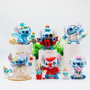 Alta calidad PVC Anime 10cm modelo caja ciega Weird Diary 2,0 colección <span class=keywords><strong>Lilo</strong></span> y Stitch figuras de acción de juguete para chico regalo de Navidad - Product Image 1