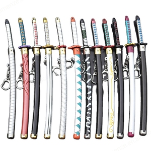 พวงกุญแจดาบพิฆาตอสูร, พวงกุญแจโลหะผสมสังกะสีพิฆาตอสูร, พวงกุญแจพิฆาตอสูรแบบมีปุ่มกด - Product Image 1