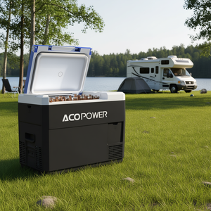 Nevera Portátil ACOPOWER de 29Qt con Compresor, Refrigerador de Doble Zona para RV, Barco, Auto, 12V 24V, Material Plástico - Product Image 2
