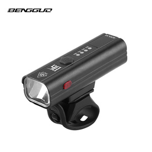 Yueli <b>Bicycle</b> <b>Light</b> Aluminum Alloy LED Headlight USB Rechargeable With Battery Indicator 400LM - Product Image 3