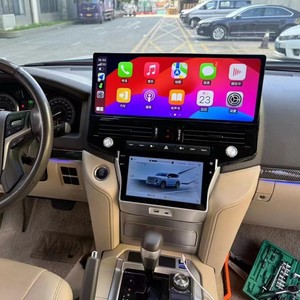 08-22 cho TOYOTA LAND CRUISER lc200 tất cả-trong-một 17inch điều hướng toàn cảnh Hình ảnh máy lớn điều khiển trung tâm Màn hình Carplay - Product Image 3