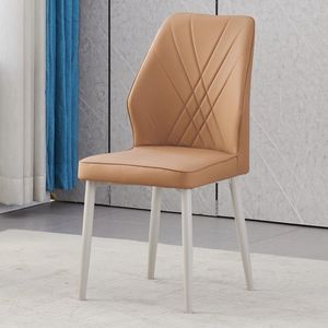 Chaises de salle à manger modernes rembourrées souples de style crème pour la maison, le bureau, les hôtels, les restaurants et les bars - Product Image 6
