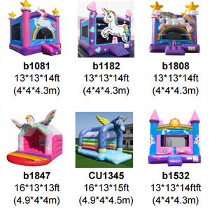 <span class=keywords><strong>Castillo</strong></span> Inflable Personalizado con Tobogán en Venta - Precio Económico de Fábrica en China, Brincolín Inflable para Niños, Parque Infantil - Product Image 2