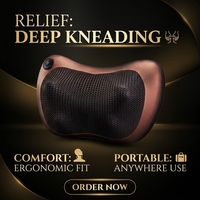 Nouveau type de masseur de cou EMS promotionnel à prix attractif, avec techniques de pétrissage, de tapotement et de roulement pour soulager les douleurs cervicales