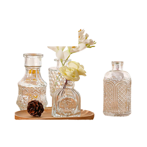 Tùy chỉnh phong cách mini lọ, nhỏ cổ điển bình thủy tinh cho centerpieces, dễ thương rõ ràng nụ lọ cho nhà hoa trang trí đám cưới - Product Image 3