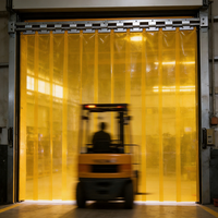 Bande de porte en PVC flexible OEM, rideau en vinyle industriel résistant aux intempéries pour l'extérieur