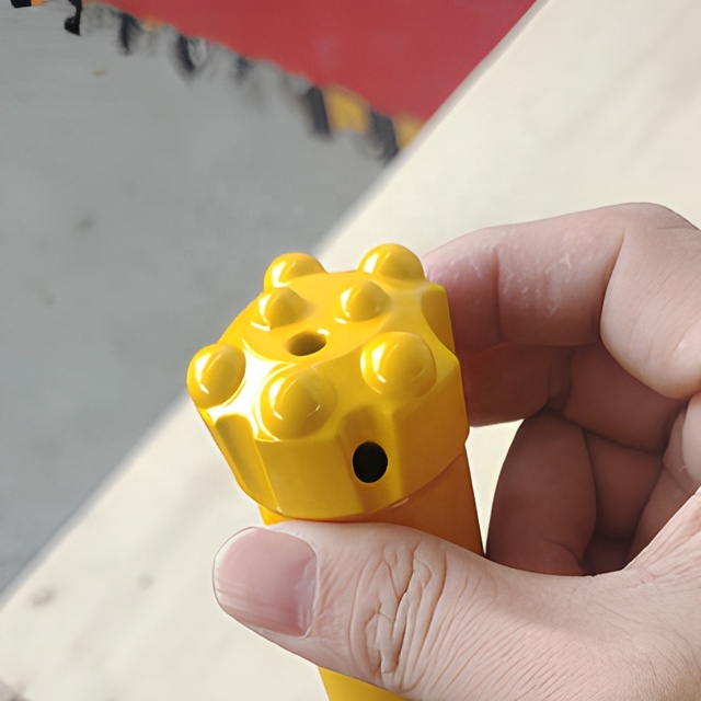 Rock Drill Bits High Manganese Steel Forging 7 Buttons 32mm Taper Button Bit ISO-9001 Certified High Performance for Coal Mining