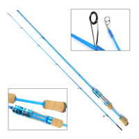 Canne à pêche Sakurablade 1,5m/1,68m/1,8m ultra légère en carbone, action lente moyenne, manche en bois, pour la pêche en eau salée/océanique/rocheuse (0,75m-0,9m)