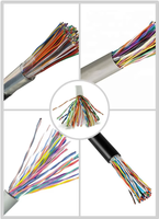 Câble téléphonique multipaire CAT3 en cuivre massif 25 30 50 100 200 paires 0,4 mm 0,5 mm 0,6 mm Câble de télécommunication intérieur/extérieur
