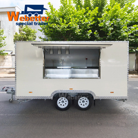 Remolque de Comida Webetter Móvil, Totalmente Equipado, para Cócteles, Smoothies, Jugos, Limonada, Café, Helados, Postres, Pizza, Restaurante