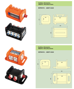 Spina elettrica in rame industriale dorata coppia scatola di distribuzione di potenza <span class=keywords><strong>AU</strong></span> Standard 220V 100KA corrente nominale OEM/ODM disponibile - Product Image 2