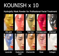 Poudre de Masque DIY Hydrogel Y Acide Hyaluronique Hydratant Éclaircissant Exfoliant Anti-Âge Pétale de Rose Gelée Soin Visage