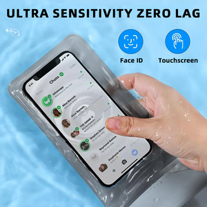 Étui étanche universel double compartiment pour smartphone avec bande d'étanchéité IPX8 - Product Image 5