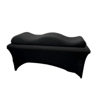 Tapis d'extension de cils personnalisé pour salon de beauté et spa, matelas orthopédique incurvé en mousse à mémoire de forme pour lit en velours à cils fins ondulés