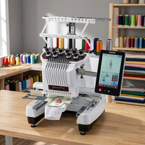 Máquina de Bordar Manual Plana Entrepreneur Pro X PR1050X, 1200 RPM, 6 Agujas, Alta Precisión, 100x235mm, con Presión, ¡La Más Vendida! - Product Image 3