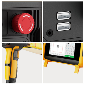 Cầm tay 20W/30W sợi <span class=keywords><strong>laser</strong></span> cầm tay đánh dấu máy mới cho kim loại nhựa DXF/PLT phạm vi in lớn Máy in <span class=keywords><strong>laser</strong></span> ngày - Product Image 5