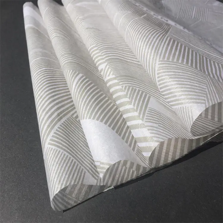 custom printed t-shirt clothes custom logo tissue paper wrapping paper for trending products packaging