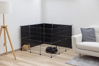 Parc pour petits animaux pour chiots Hamsters Lapins Clôture métallique durable avec cage pour chien respirante