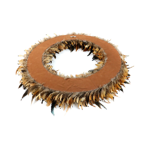 Vente <span class=keywords><strong>en</strong></span> Gros Rock Coq Faisan Plume Bijoux Accessoires Coiffe Rotin Noir Et Blanc Guirlande <span class=keywords><strong>De</strong></span> Noël - Product Image 2