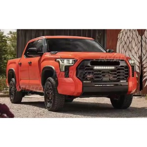 สำหรับ TOYOTA Tundra 2022-2024 ชิ้นส่วนภายนอก กระจังหน้าแบบแข่งพร้อมไฟบาร์ ชุดแต่งกันชนหน้าพร้อมไฟสำหรับรถแข่ง - Product Image 4