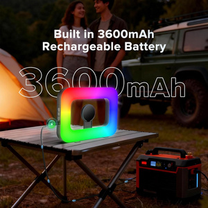 Lampe d'appoint magnétique portable RGB LED rechargeable pour vlogging, support de téléphone, éclairage d'appoint pour photographie artistique, USB, pour PC et <span class=keywords><strong>Mac</strong></span> - Product Image 6