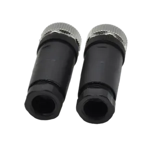 Conector de Sensor M12 Recto con Rosca de Fábrica, Conector de Aviación con Bloqueo IP67 de 12 Pines, Conector Hembra para Cable - Product Image 6