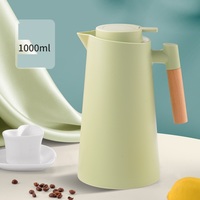 Affichage de la température thermos pot ménage eau chaude cafetière grande capacité commercial thermos pot multicolore