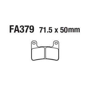 Plaquettes de frein en cuivre fritté pour moto FA379 FANTIC TR TZ TX 125 170 180 200 250 <span class=keywords><strong>HONDA</strong></span> CRF <span class=keywords><strong>450</strong></span> - Product Image 4