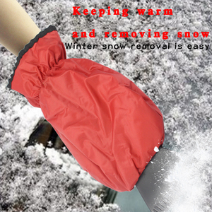 OEM Logo khuyến mại xe <span class=keywords><strong>Ice</strong></span> <span class=keywords><strong>scraper</strong></span> với găng tay ấm áp - Product Image 6