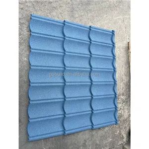 Middle East Heat Resistant Best Selling Residential Roofing Stone Coated Bond Tile Metal Roof Tile